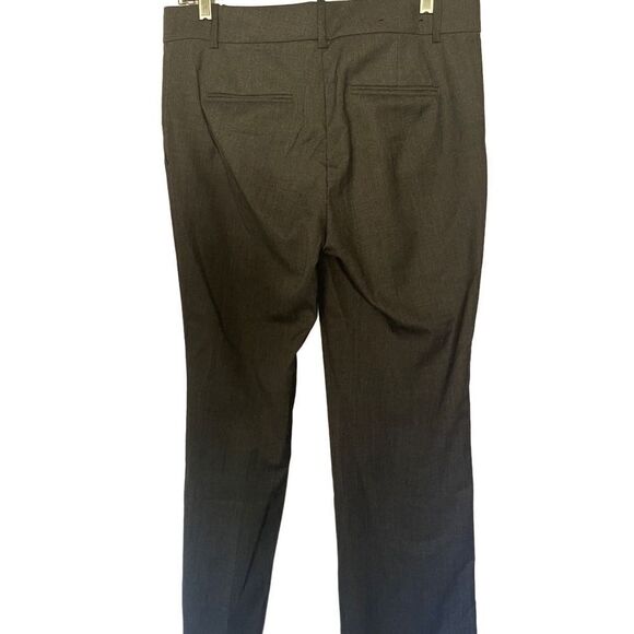 Ann Taylor charcoal grey Devin women trousers pants tailored w/flare legs sz 6 - Picture 2 of 9